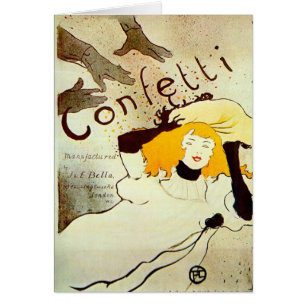 Confetti c. 1894 von Henri de Toulouse-Lautrec