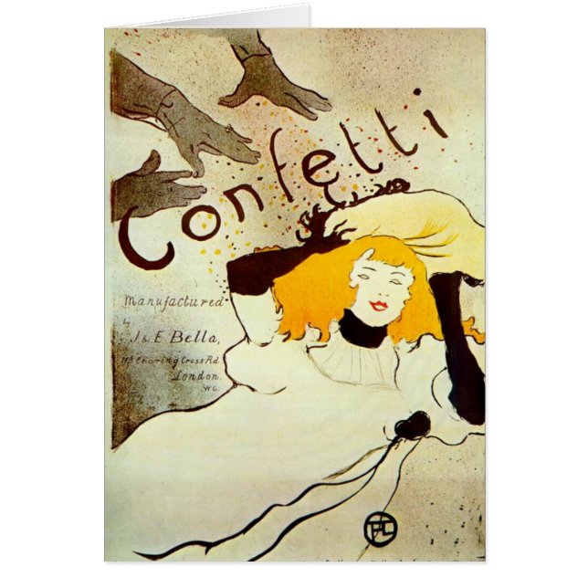 Confetti c. 1894 von Henri de Toulouse-Lautrec (Vorne)