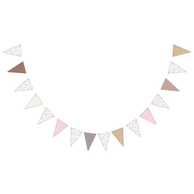 Confetti Chic (Dots-Solids) Wimpelkette (Alle)
