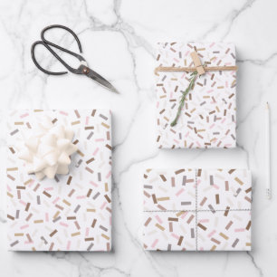 Confetti Chic (Sprinkles) Geschenkpapier Set