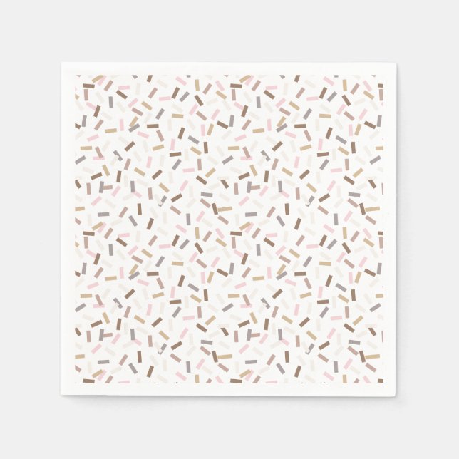 Confetti Chic (Sprinkles) Serviette (Vorderseite)