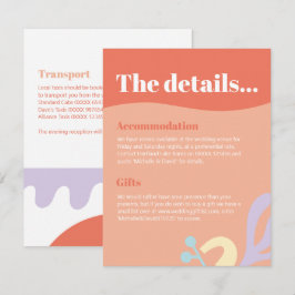 Confetti Collage Enclosure card Begleitkarte