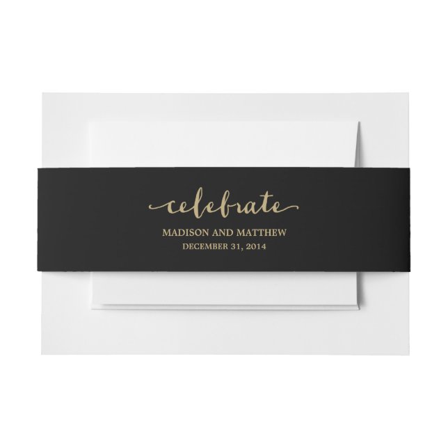Confetti Collection | Belly Bands Einladungsbanderole (Vorderseite Beispiel)