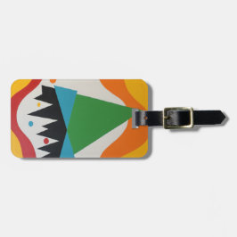 Confetti Cone Celebration Luggage Tag Gepäckanhänger