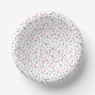 Confetti Contemporary (Sprinkles) Pappteller