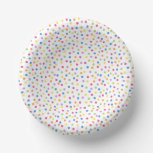 Confetti Dazzle (Punkte) Pappteller