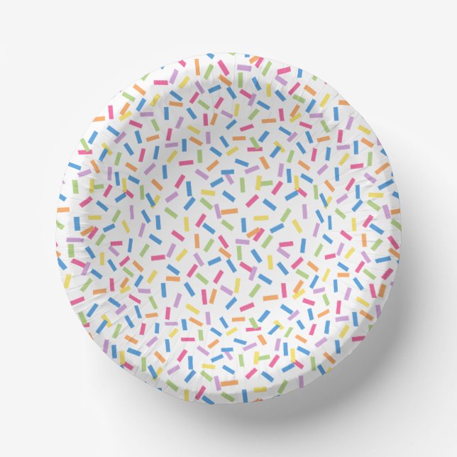 Confetti Dazzle (Sprinkles) Pappteller (Vorderseite)