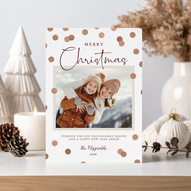 Confetti Dots Frohe Weihnachten 2 Foto (Von Creator hochgeladen)