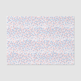 Confetti dots rosa blaues Gewebepapier Seidenpapier
