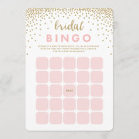 Confetti Duwer | Bridal Bingo Cards