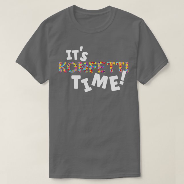 Confetti Fasnacht Kostüm T-Shirt (Design vorne)