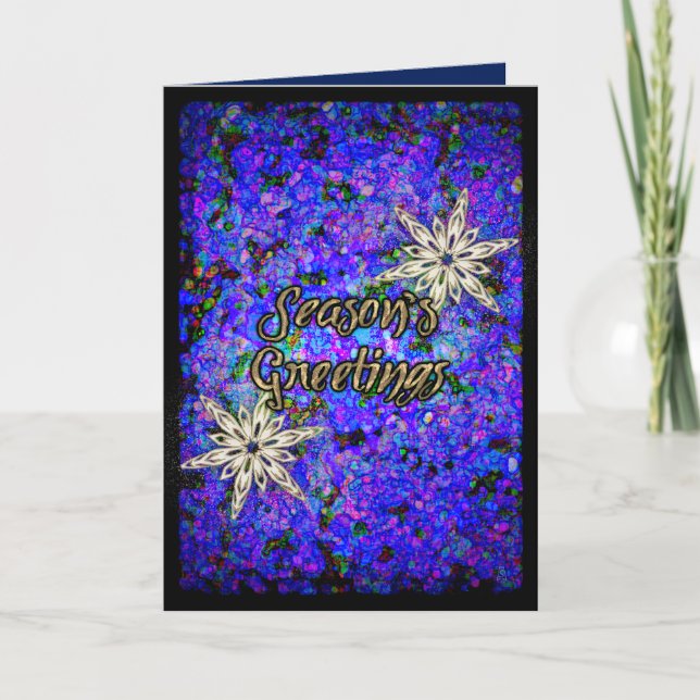 Confetti Feiertagskarte (Vorderseite)