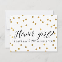 Confetti Flower Girl | Bridesmaid