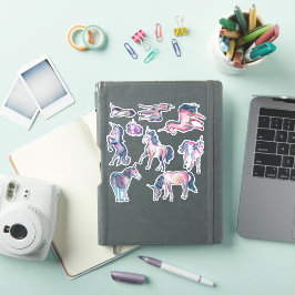 Confetti Galaxy Fantasy Unicorns Aufkleber