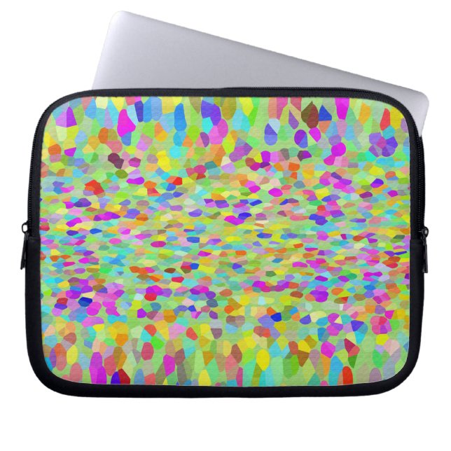 Confetti Garden Fringe Laptopschutzhülle (Vorderseite)