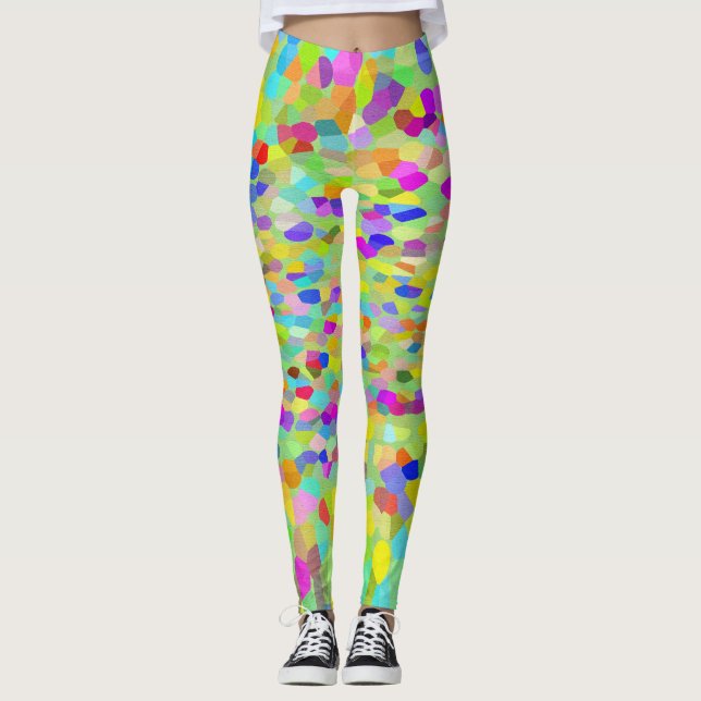 Confetti Garden Fringe Leggings (Vorderseite)