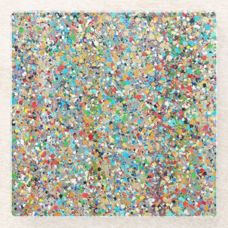 Confetti-Glass-Untersetzer Glasuntersetzer