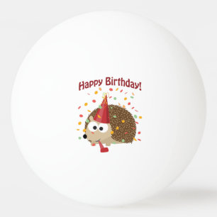 Confetti Happy Geburtstag Igel Tischtennisball