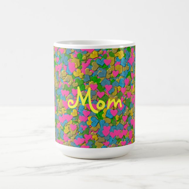 Confetti Hearts Large Coffe Tasse (Mittel)