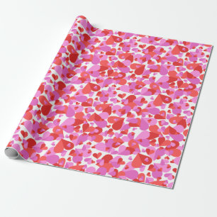 Confetti Hearts Mix Geschenkpapier