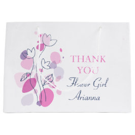 Confetti Hochzeit Blume Mädchen bevorzugen große G Geschenktüte