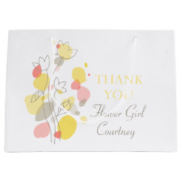 Confetti Hochzeit Blume Mädchen bevorzugen große G Geschenktüte