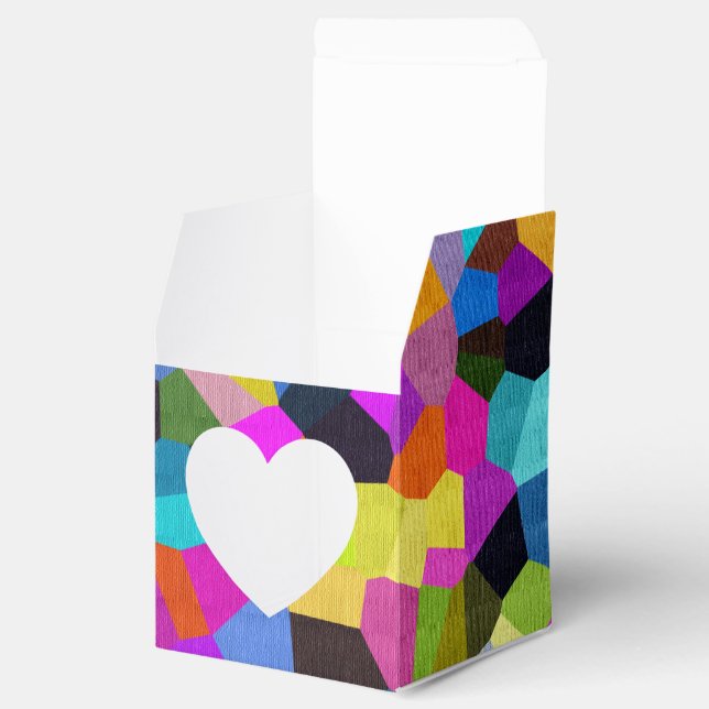 Confetti in Jewel Tones Geschenkschachtel (Geöffnet)