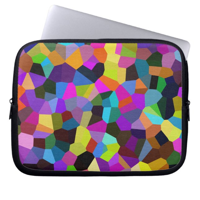Confetti in Jewel Tones Laptopschutzhülle (Vorderseite)