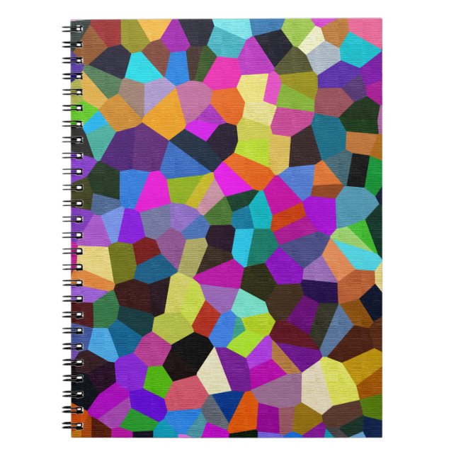 Confetti in Jewel Tones Notizblock (Vorderseite)