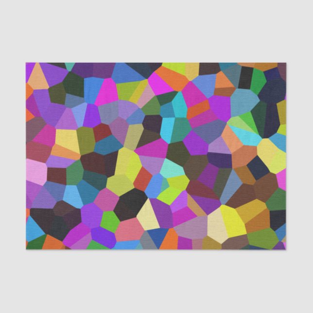Confetti in Jewel Tones Seidenpapier (Vorderseite)