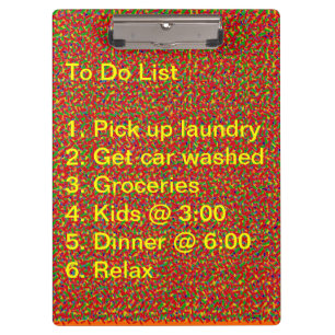Confetti Klemmbrett