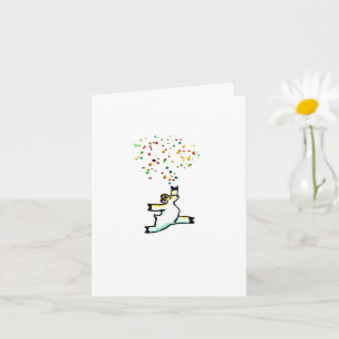 "Confetti", leere Grußkarte Karte