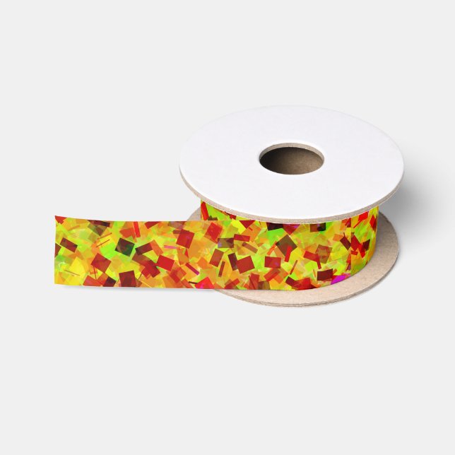 Confetti 'look' Ribbon Satinband (Spule)