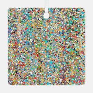 Confetti-Metal-Ornament Ornament Aus Metall