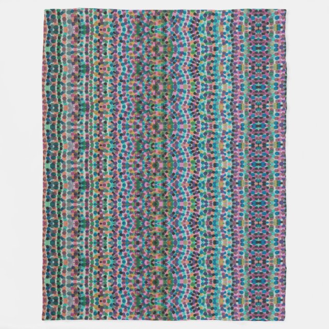 Confetti-Mosaik II-Fleece-Decke Fleecedecke (Vorderseite)