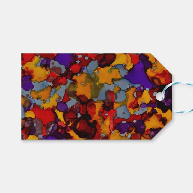 Confetti Nightmare Geschenkanhänger (Vorderseite (Horizontal))