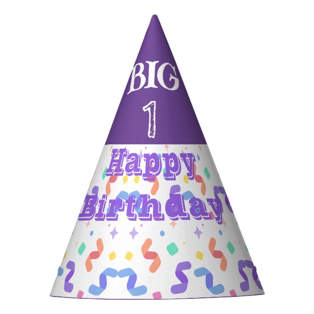 Confetti Party Hat Partyhütchen (Vorderseite)