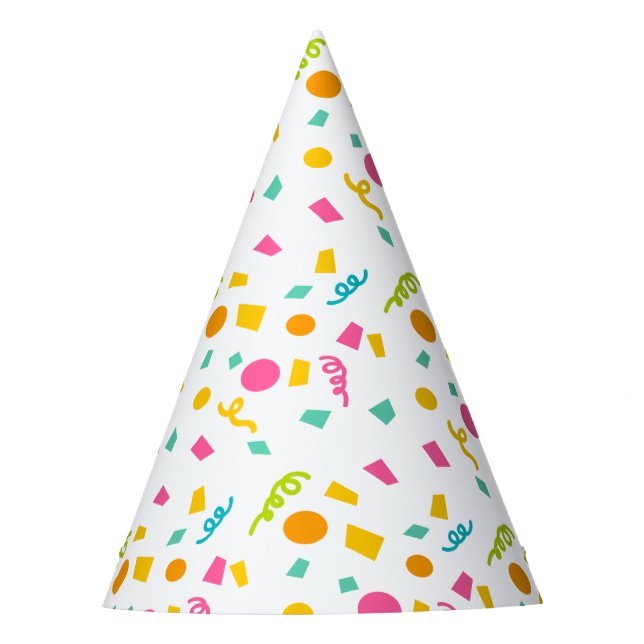 Confetti-Party-Hut Partyhütchen (Vorderseite)