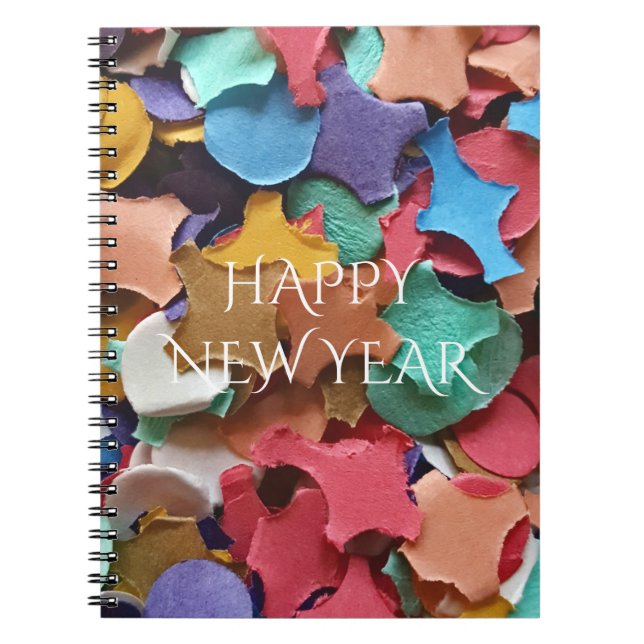 Confetti Party Karneval Farbiges Papier Funny Funn Notizblock (Vorderseite)