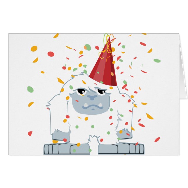 Confetti Party Yeti (Vorderseite (Horizontal))