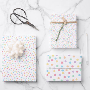 Confetti Pastels (Dots) Geschenkpapier Set