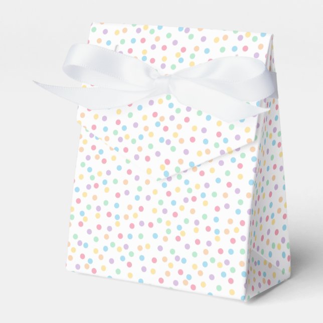 Confetti Pastels (Dots) Geschenkschachtel (Vorderseite)
