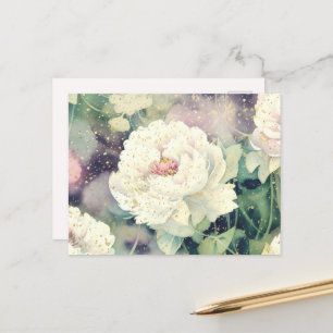 Confetti Peony Parade Postkarte