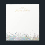 Confetti Personalisiert Notepad Stationery Notizblock<br><div class="desc">Hübschere Notepads im Kleinen Bayleigh Store!</div>