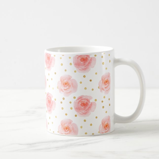 Confetti Pink Rose Kaffeetasse (Rechts)