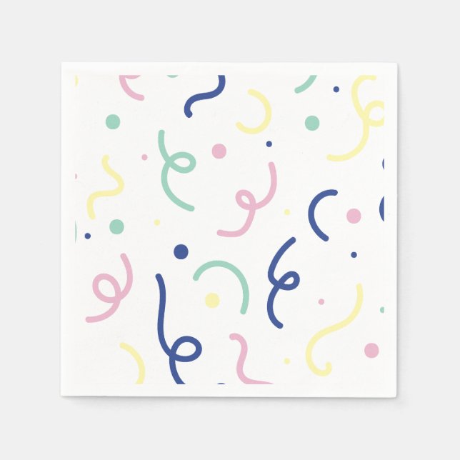 Confetti Pop - Multi Serviette (Vorderseite)
