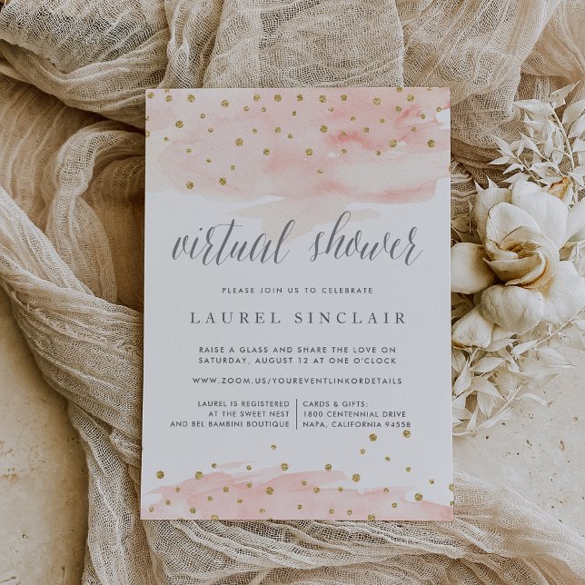 Confetti Pop | Virtual Bridal oder Babydusche Einladung (Von Creator hochgeladen)