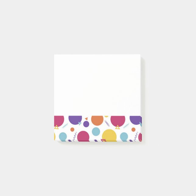 Confetti Post-it Klebezettel (Vorderseite)