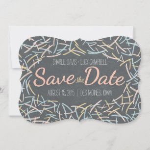 Confetti Save the Date Card