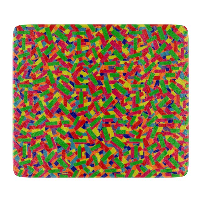 Confetti Schneidebrett (Vorderseite)